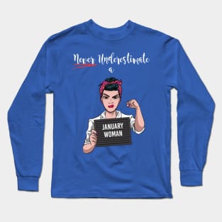 January Woman Long Sleeve T-Shirt